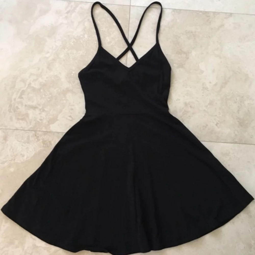 *Sold on Mercari* Black skater dress